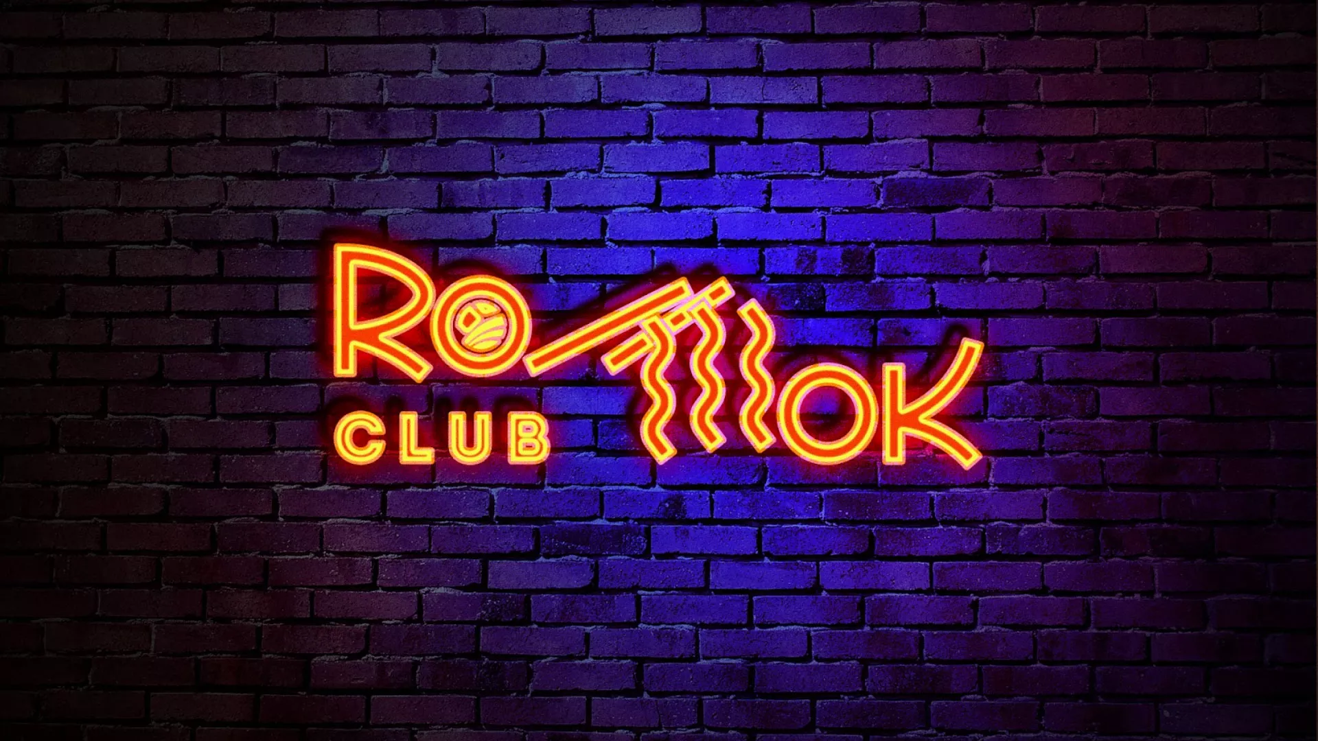 Разработка интерьерной вывески суши-бара «Roll Wok Club» в Волхове